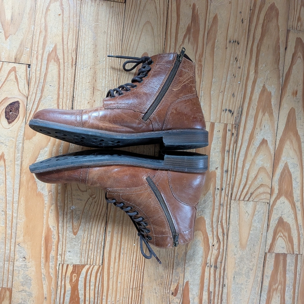 Brown Leather Boots - Picture 3 of 6